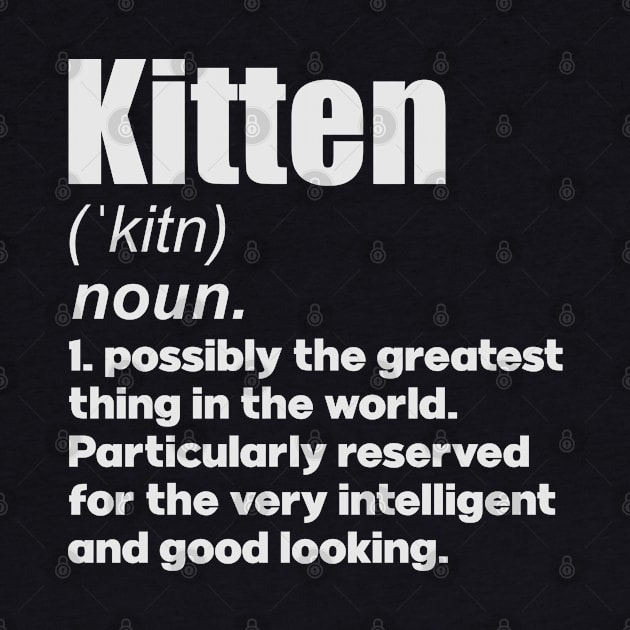 Kittens pet lover gifts definition by SerenityByAlex